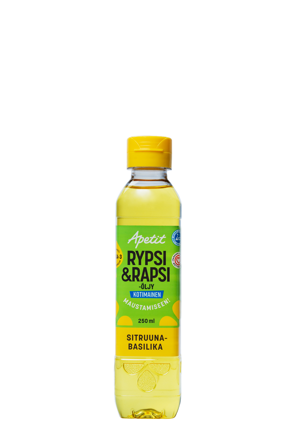 Apetit Kotimainen Rypsi&rapsiöljy sitruuna-basilika 250ml